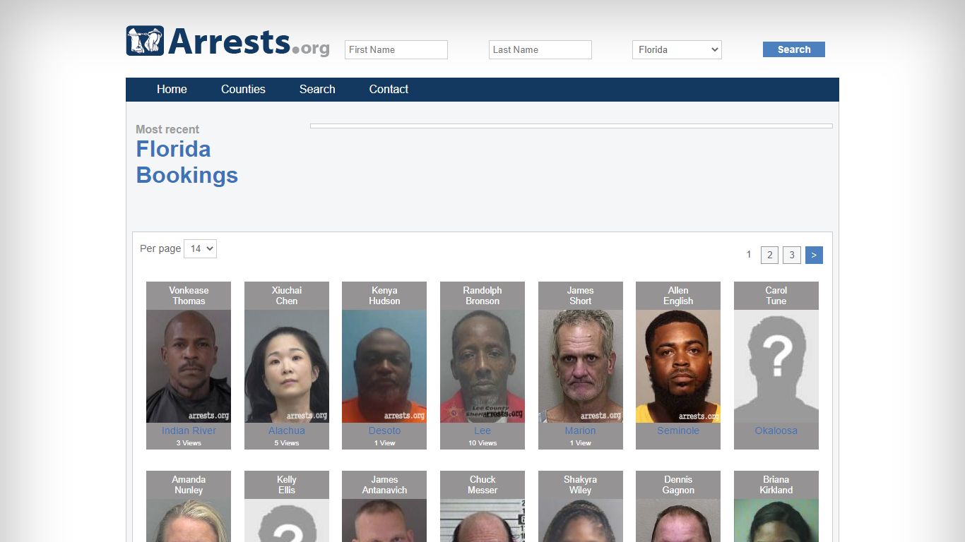 Florida Arrests and Inmate Search